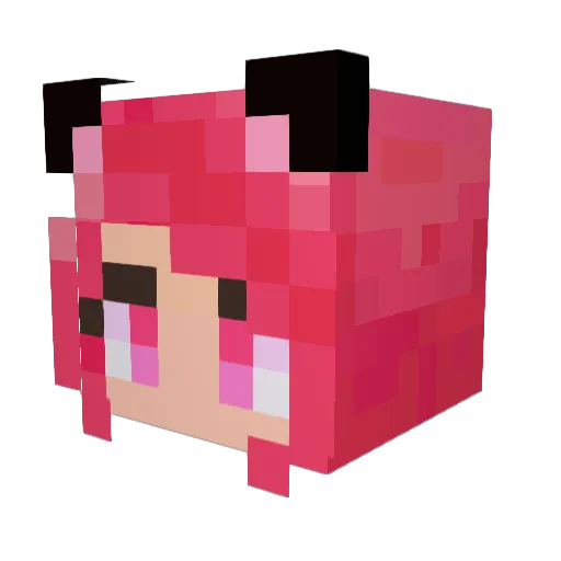 GetzyMc Minecraft avatar head, 3D render