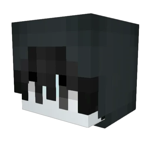 GeutenHealer Minecraft avatar head, 3D render