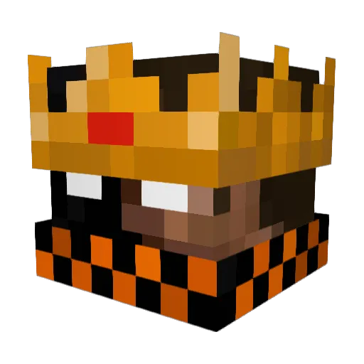 Gevangen12 Minecraft avatar head, 3D render