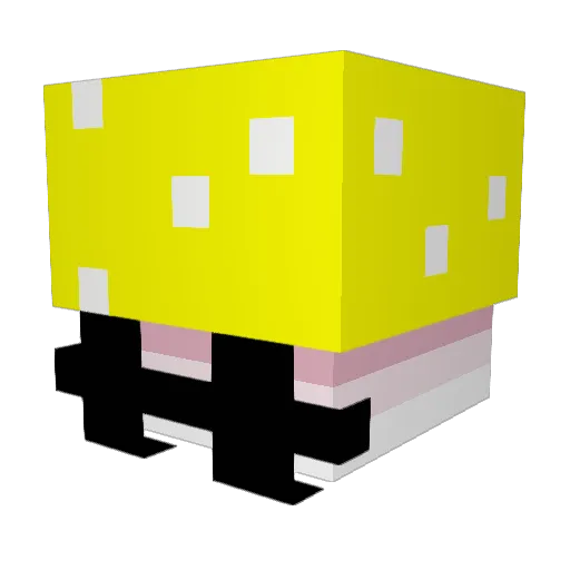 GevatterT0D Minecraft avatar head, 3D render