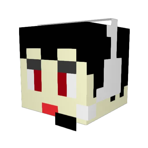 Gewehr_1105 Minecraft avatar head, 3D render