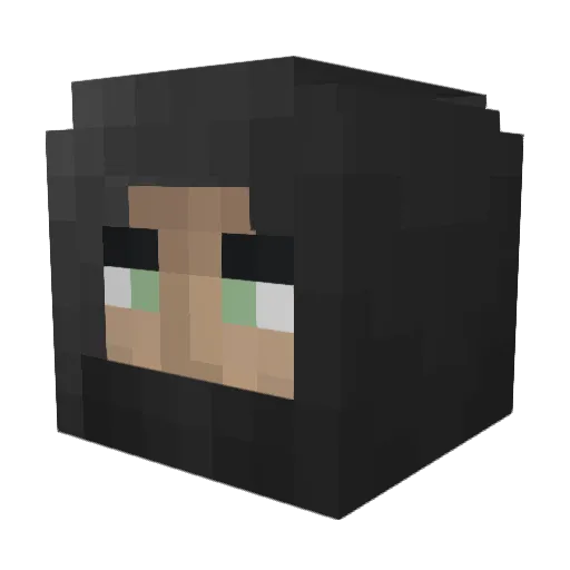 GewoonFabian06 Minecraft avatar head, 3D render