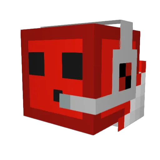 Gewoon_IVAR Minecraft avatar head, 3D render