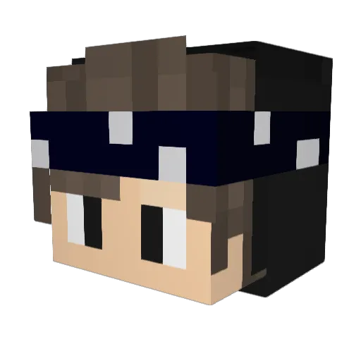 Gewoon_Rico Minecraft avatar head, 3D render