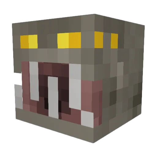 Geximus Minecraft avatar head, 3D render