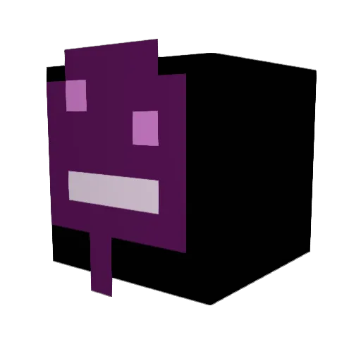 Gezeme Minecraft avatar head, 3D render
