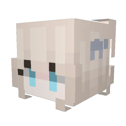 Gezi1017 Minecraft avatar head, 3D render