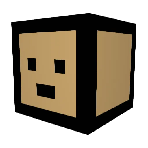 GeziDako Minecraft avatar head, 3D render