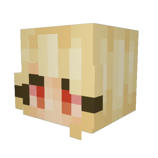 Gforce098 Minecraft avatar head, 3D render