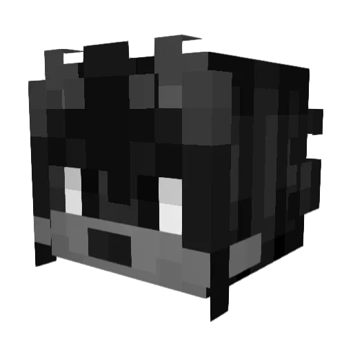 Gforceonline Minecraft avatar head, 3D render