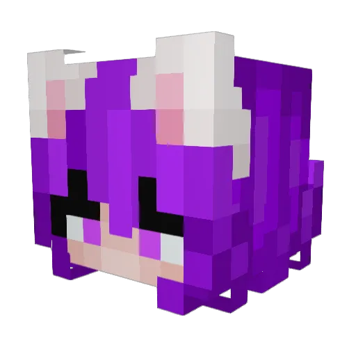 Minecraft-Avatar von Gfted: Kopf als 3D-Render