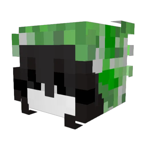 Gg1106 Minecraft avatar head, 3D render