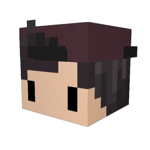 Ggeorge Minecraft avatar head, 3D render