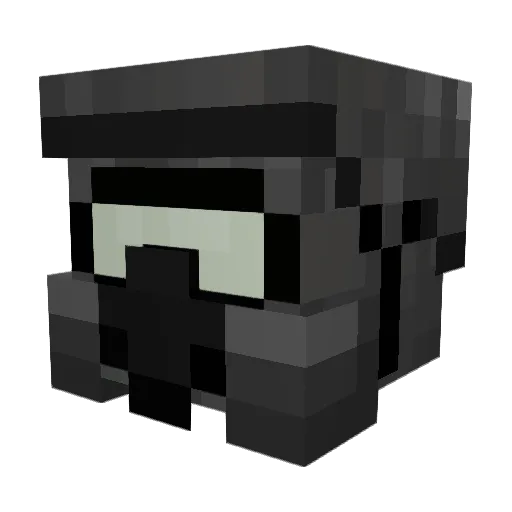 Gghf_420 Minecraft avatar head, 3D render