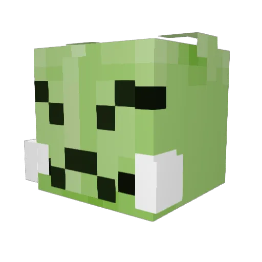 GgravityG Minecraft avatar head, 3D render