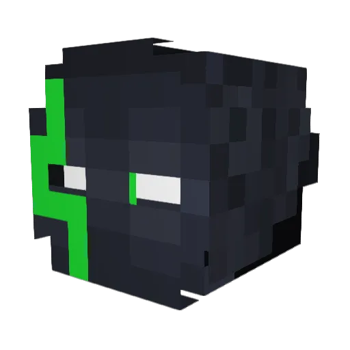 GgzEditor Minecraft avatar head, 3D render
