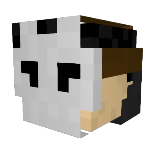 Gh0st650 Minecraft avatar head, 3D render