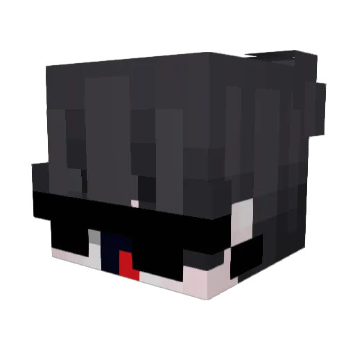 Gh0st_Walker1 Minecraft avatar head, 3D render