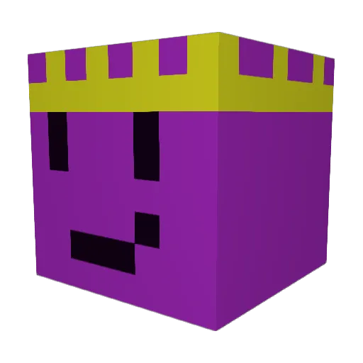 GhG18 Minecraft avatar head, 3D render