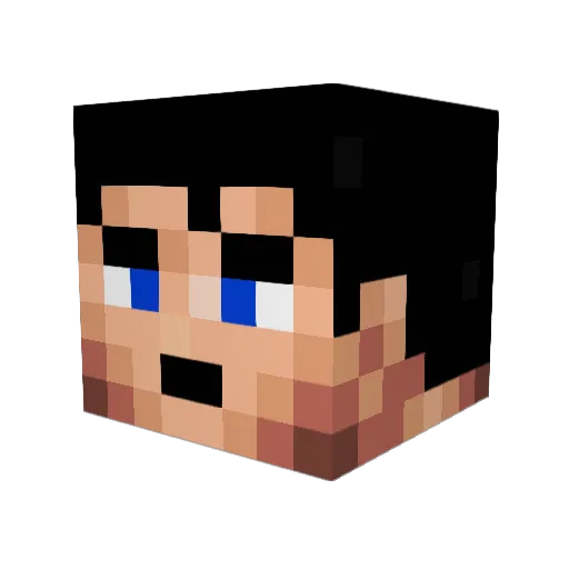 GhOsT4758 Minecraft avatar head, 3D render