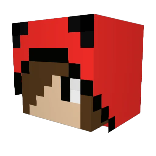 GhOsTrId3r2012 Minecraft avatar head, 3D render