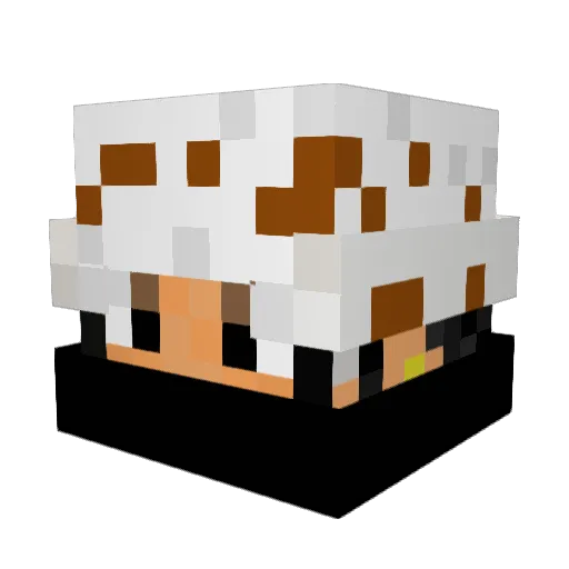 GhaarGor Minecraft avatar head, 3D render