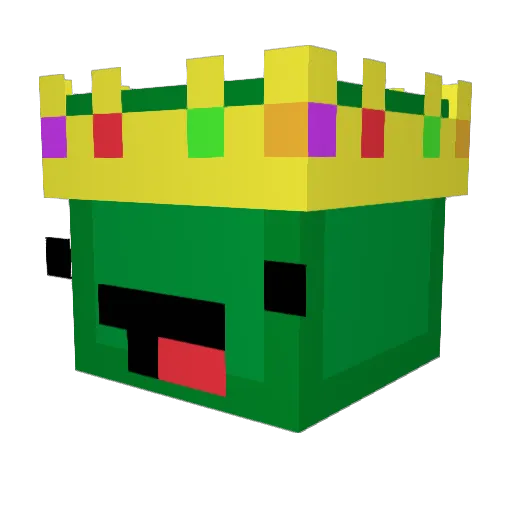 GhaithISQT Minecraft avatar head, 3D render