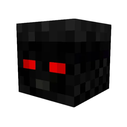 Ghallian Minecraft avatar head, 3D render