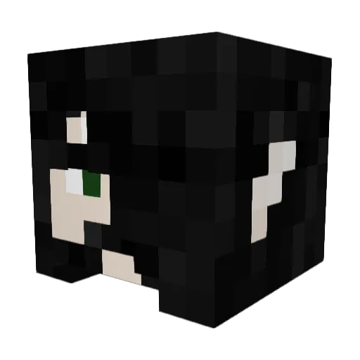 Ghamd Minecraft avatar head, 3D render