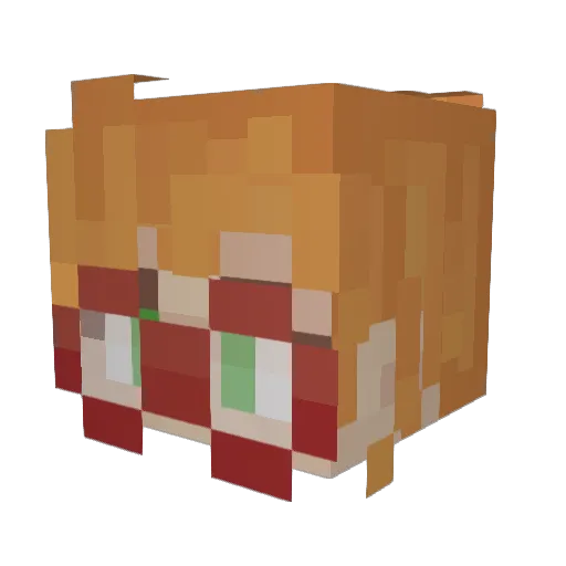 GhastSphinx Minecraft avatar head, 3D render