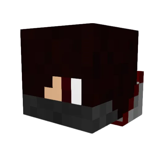 Ghastgushers223 Minecraft avatar head, 3D render