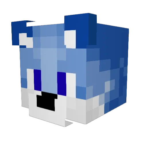 GhastlyChills Minecraft avatar head, 3D render
