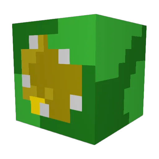 GhastlyCrafter Minecraft avatar head, 3D render