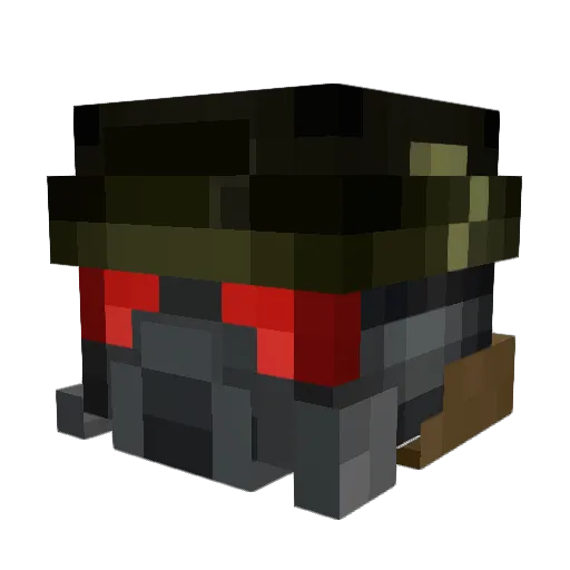 GhastlyGhost13 Minecraft avatar head, 3D render