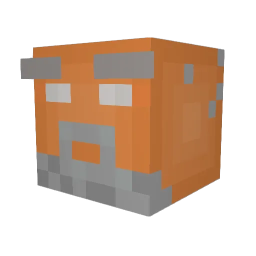GheeButtersnaps1 Minecraft avatar head, 3D render