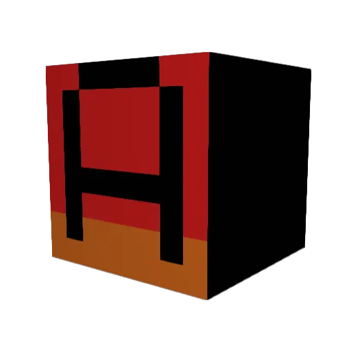 GhettoAlexXx Minecraft avatar head, 3D render