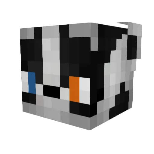 GhettoBadger01 Minecraft avatar head, 3D render