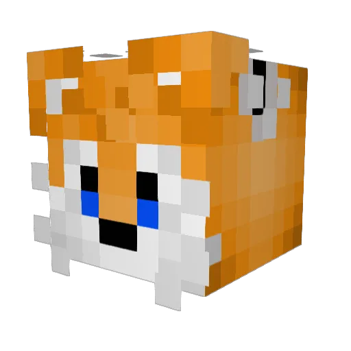 GhettoTree Minecraft avatar head, 3D render
