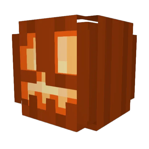 Ghibbae Minecraft avatar head, 3D render