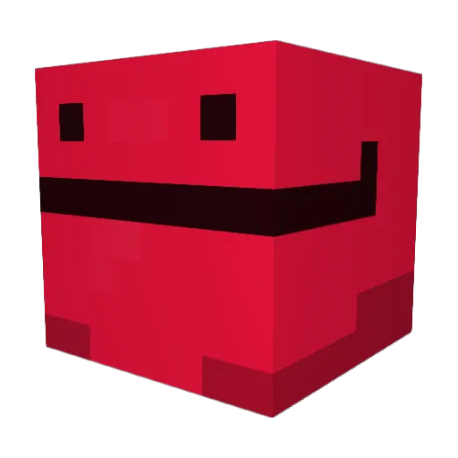 Ghichi3 Minecraft avatar head, 3D render