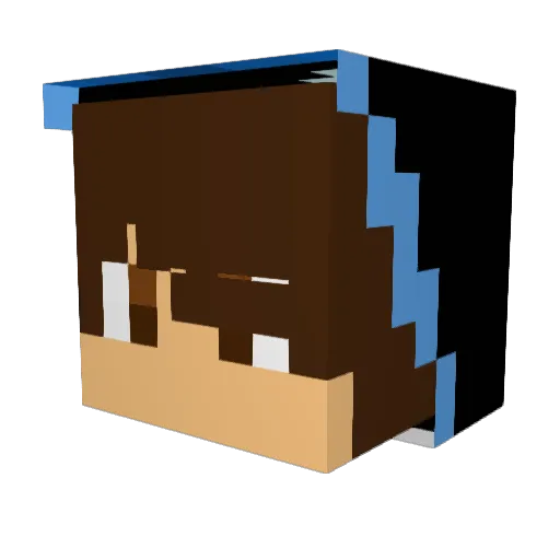 GhigoDea05 Minecraft avatar head, 3D render