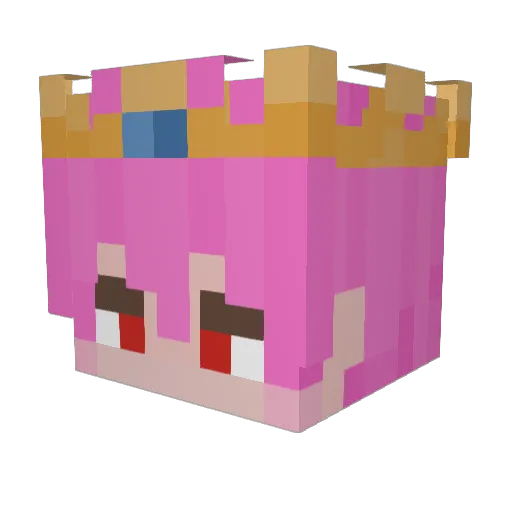 Ghit21 Minecraft avatar head, 3D render