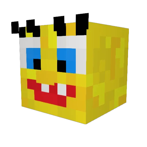 Ghome0907 Minecraft avatar head, 3D render