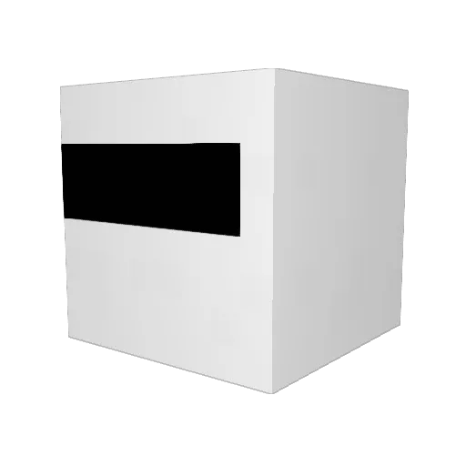 Ghoooooouls Minecraft avatar head, 3D render