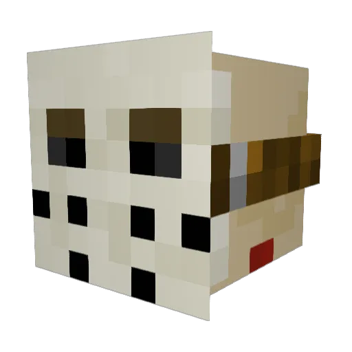 GhoreWh0re Minecraft avatar head, 3D render