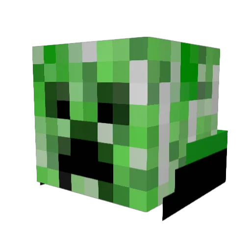 Ghos_tKiller Minecraft avatar head, 3D render