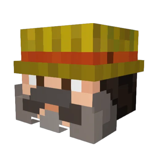 Ghost121698 Minecraft avatar head, 3D render