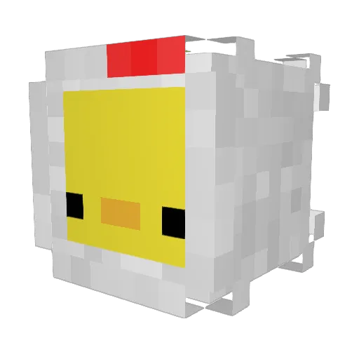 Ghost1988nl Minecraft avatar head, 3D render