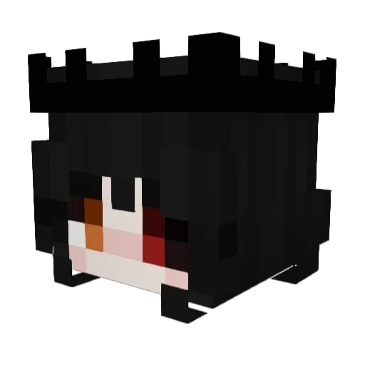 Ghost2sDay Minecraft avatar head, 3D render
