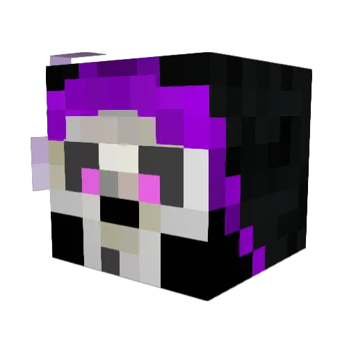 Ghost51943 Minecraft avatar head, 3D render